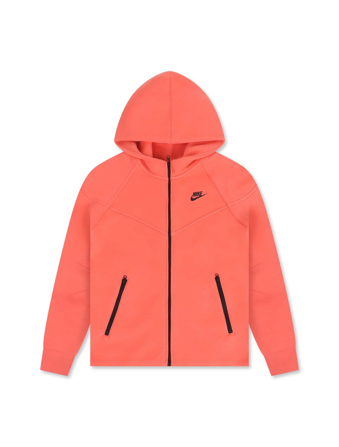 Nike Womens Sportswear Tech Fleece Windrunner Hoodie - Magic Ember/Black Denim Exchange