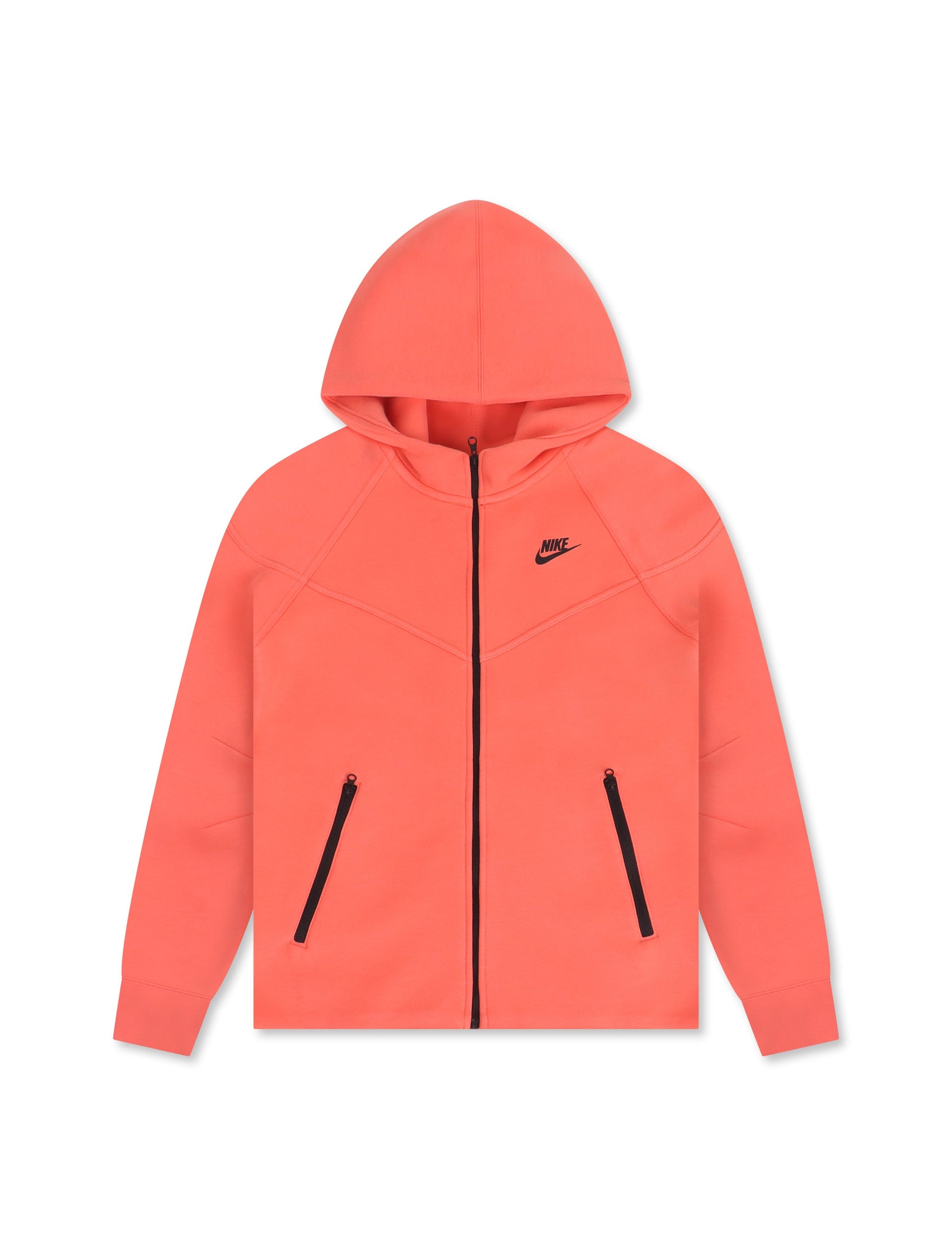 Nike Womens Sportswear Tech Fleece Windrunner Hoodie - Magic Ember/Black Denim Exchange