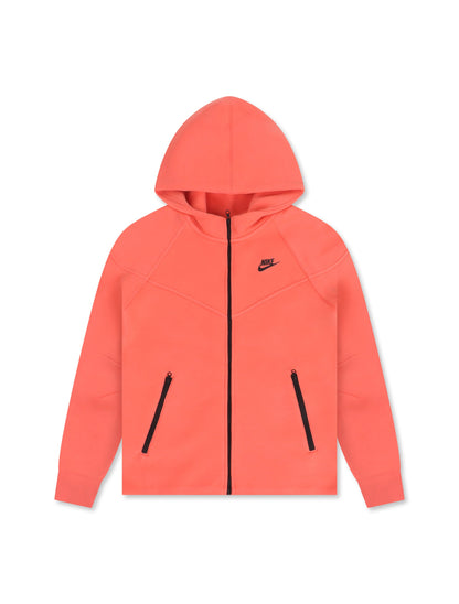 Nike Womens Sportswear Tech Fleece Windrunner Hoodie - Magic Ember/Black Denim Exchange