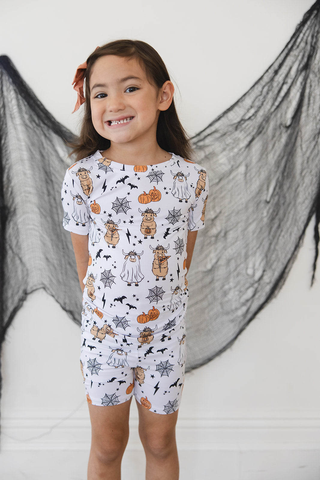 Cowloween - Biker Short Set Blush Lotus