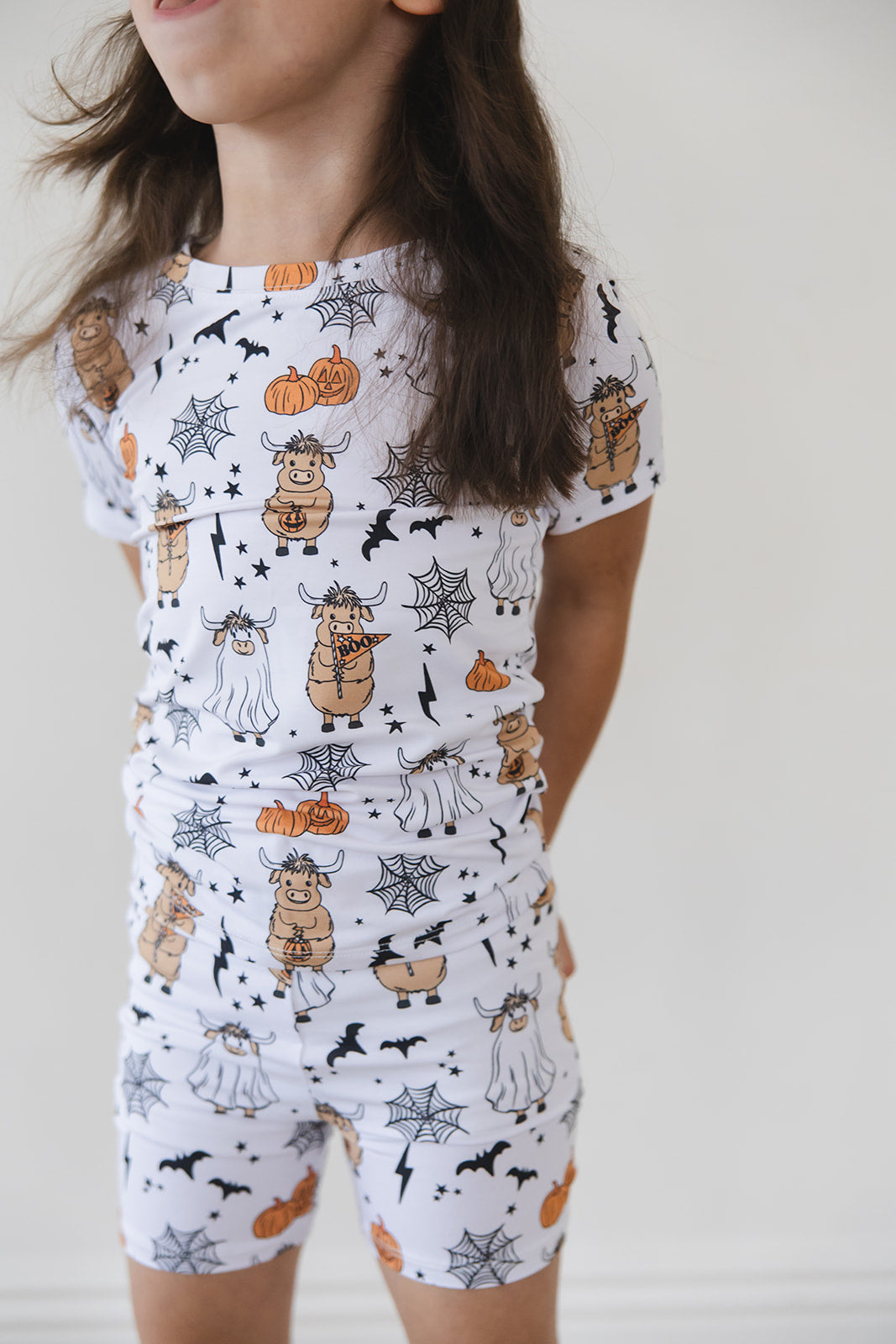 Cowloween - Biker Short Set Blush Lotus