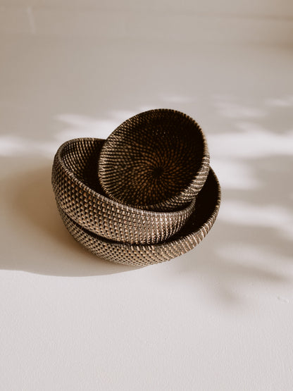 Tiga Woven Nesting Bowls Village Thrive