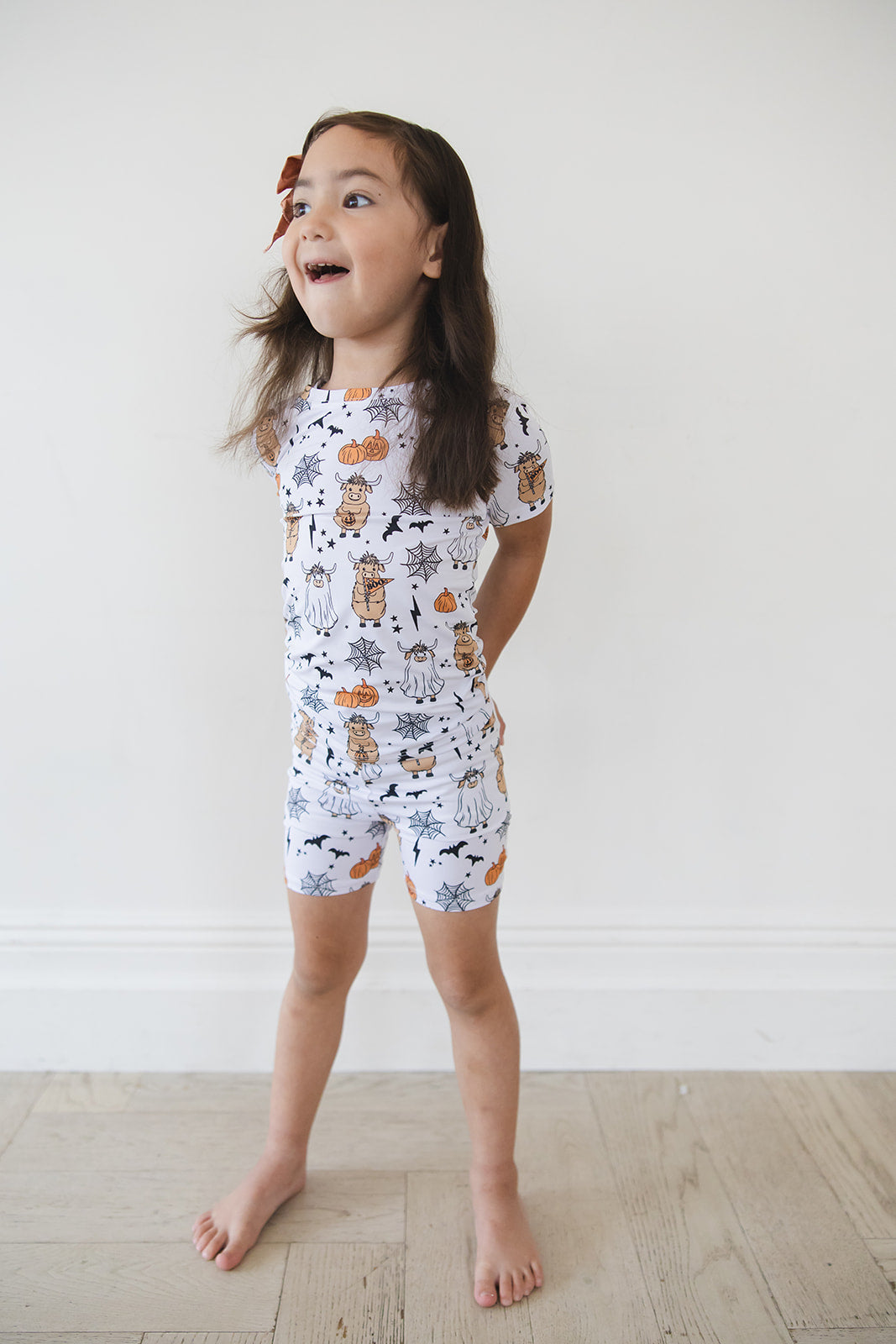 Cowloween - Biker Short Set Blush Lotus