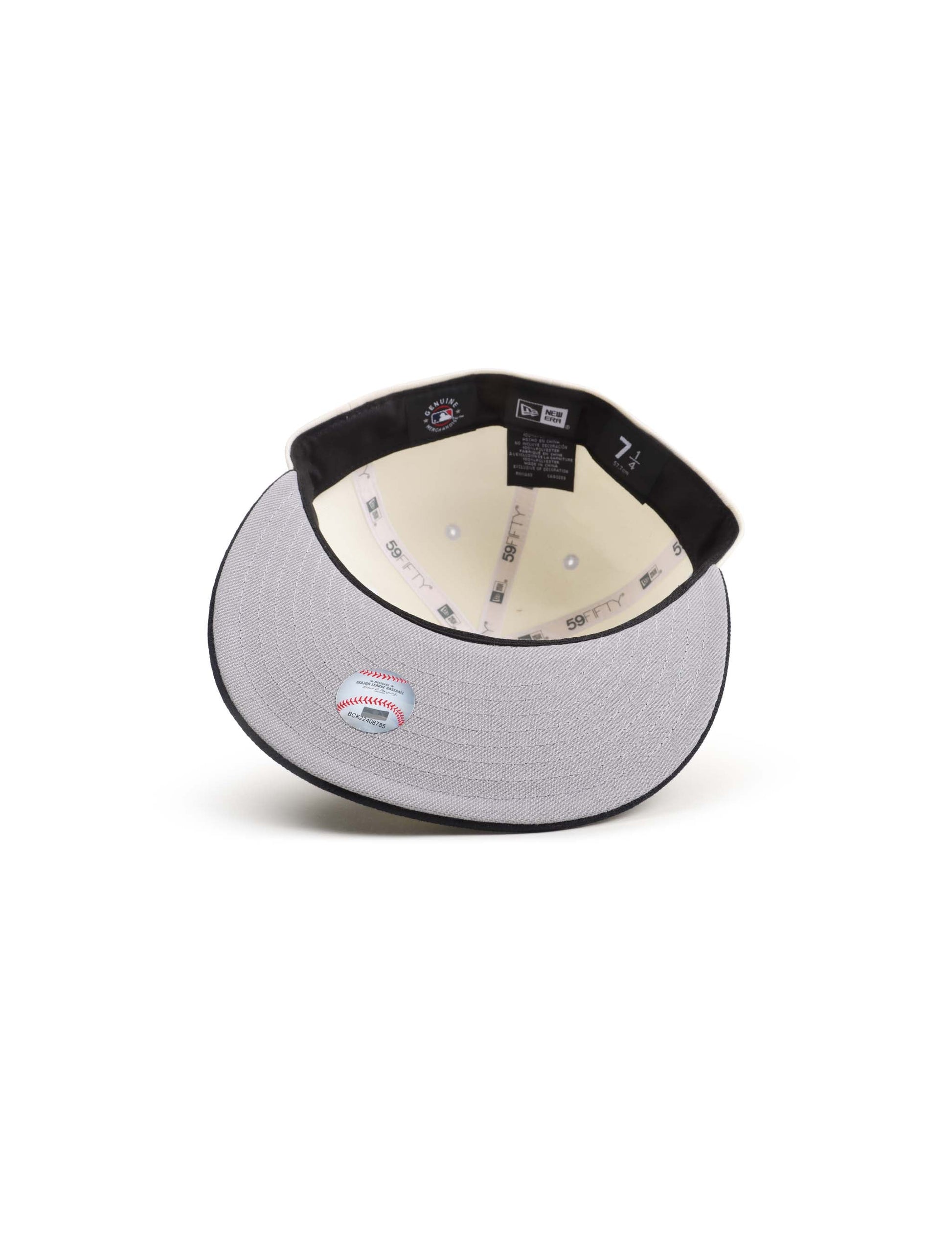 New Era 5950 World Series Champions Dodgers Hat - Chrome/Navy Denim Exchange
