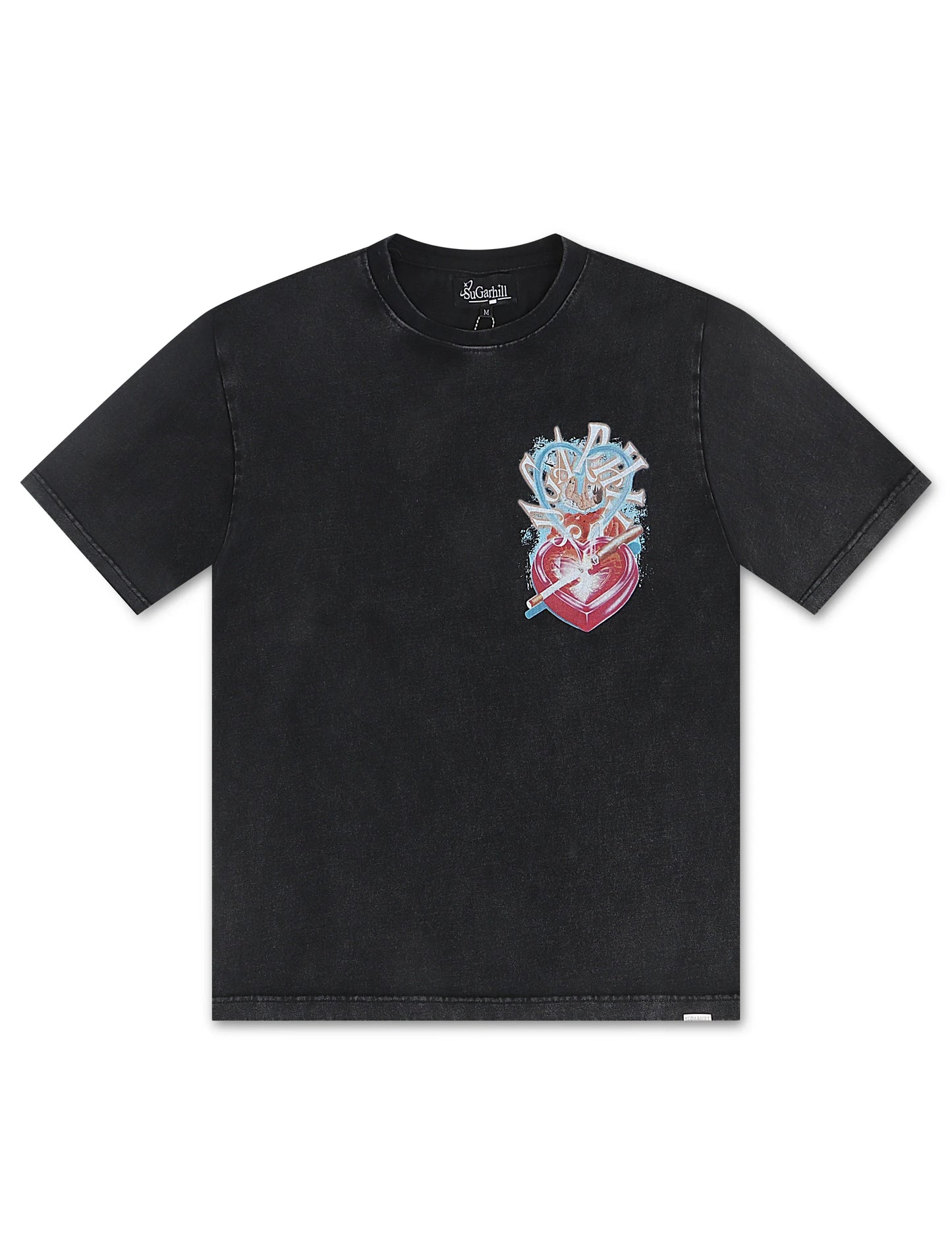 Sugarhill "Memoir" T-Shirt - Black Vintage Denim Exchange