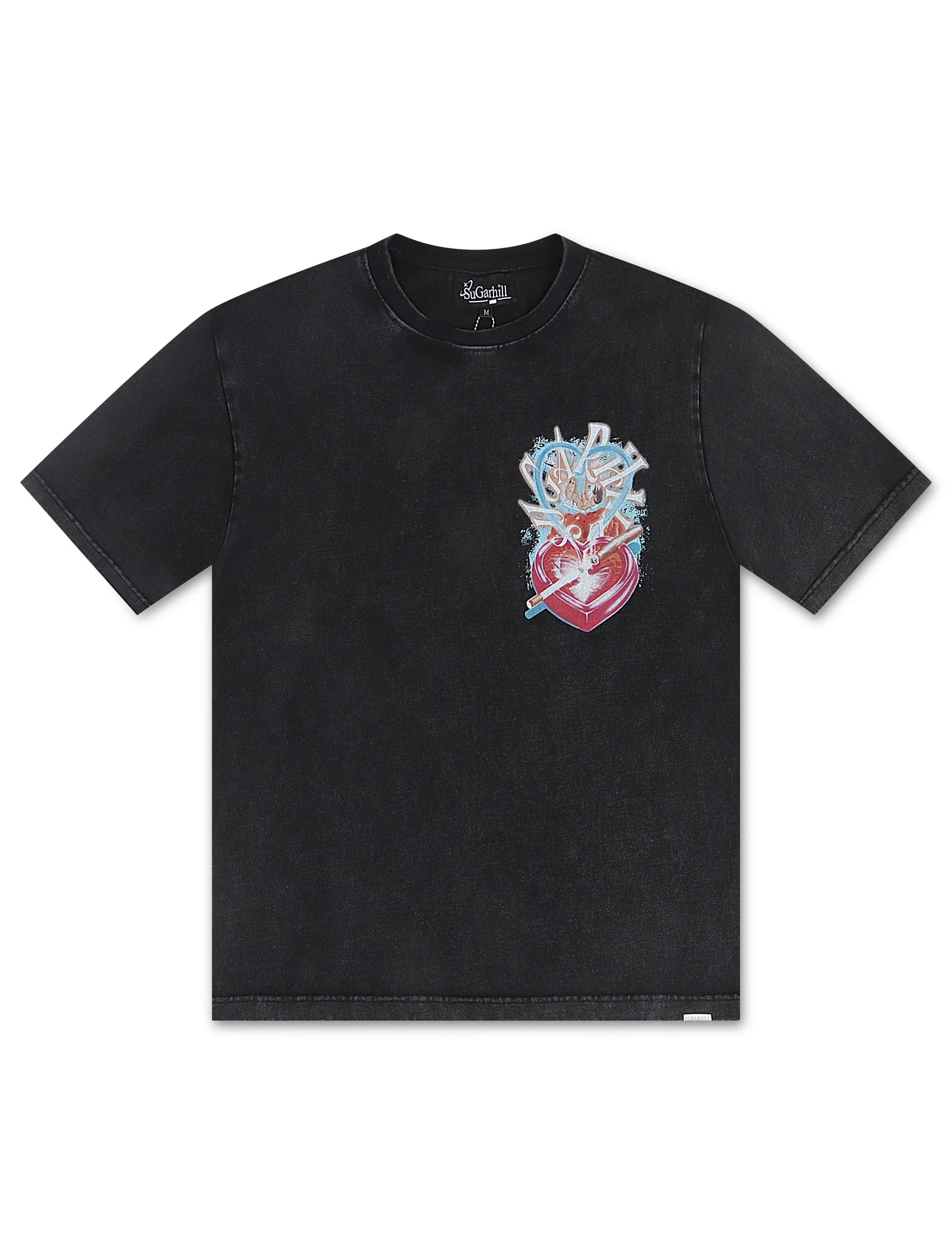 Sugarhill "Memoir" T-Shirt - Black Vintage Denim Exchange