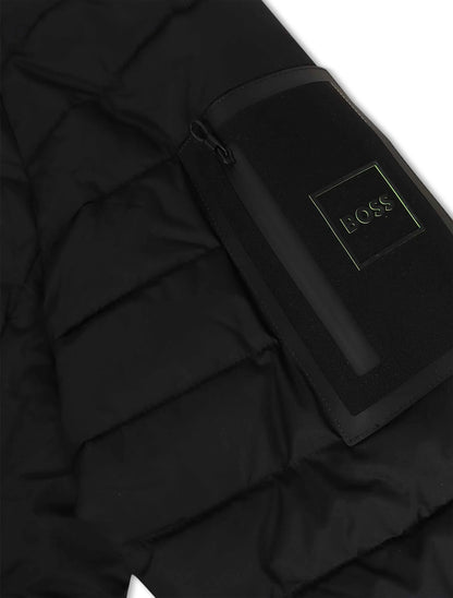 Boss Green J Taranis Padded Jacket - Black Denim Exchange