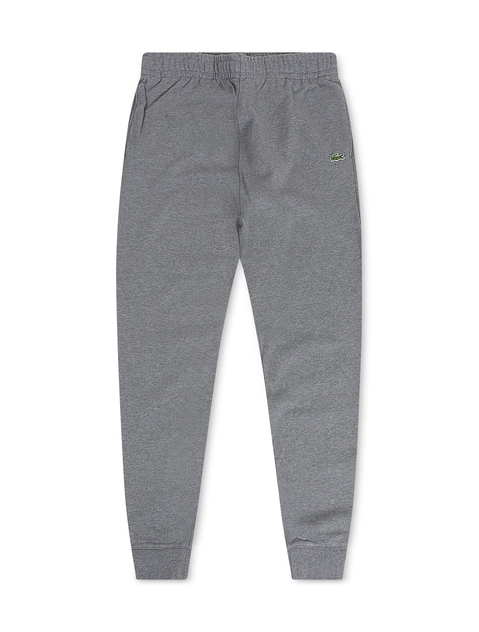 Lacoste Original Cotton Fleece Sweatpants - Grey Denim Exchange