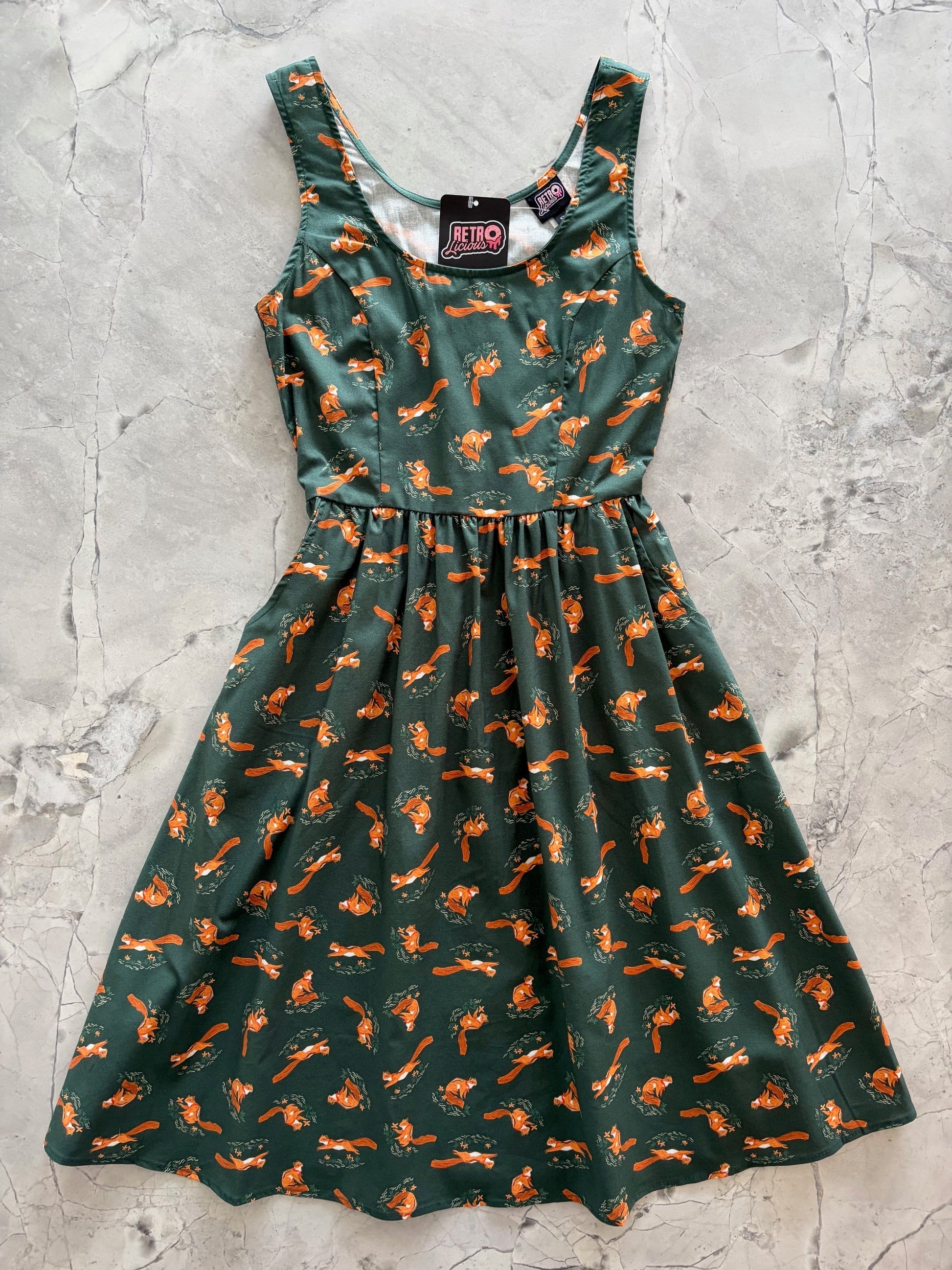 Chipmunks Fit & Flare Dress Retrolicious