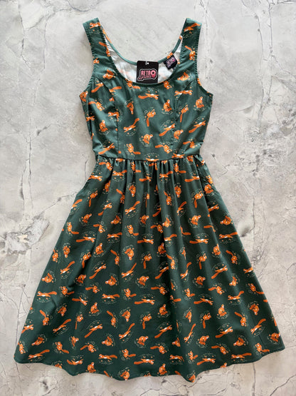 Chipmunks Fit & Flare Dress Retrolicious
