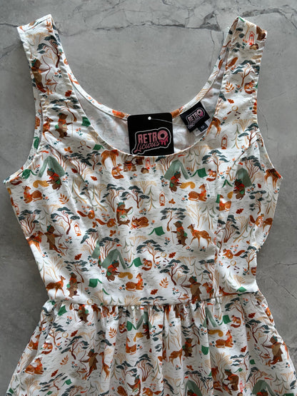 Campsite Fit & Flare Dress Retrolicious