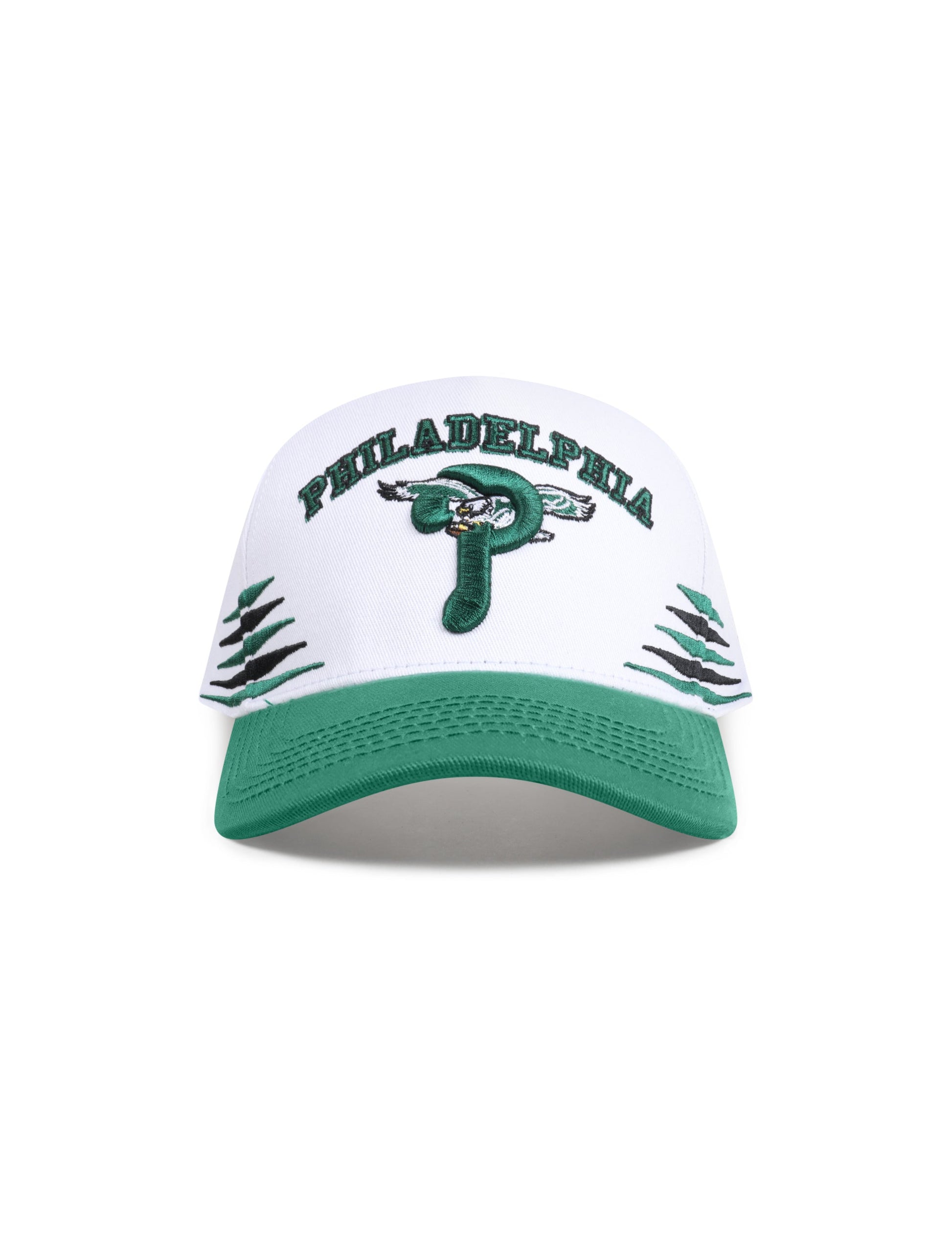Reference Mens Vintage Philly Hat - White/Green Denim Exchange