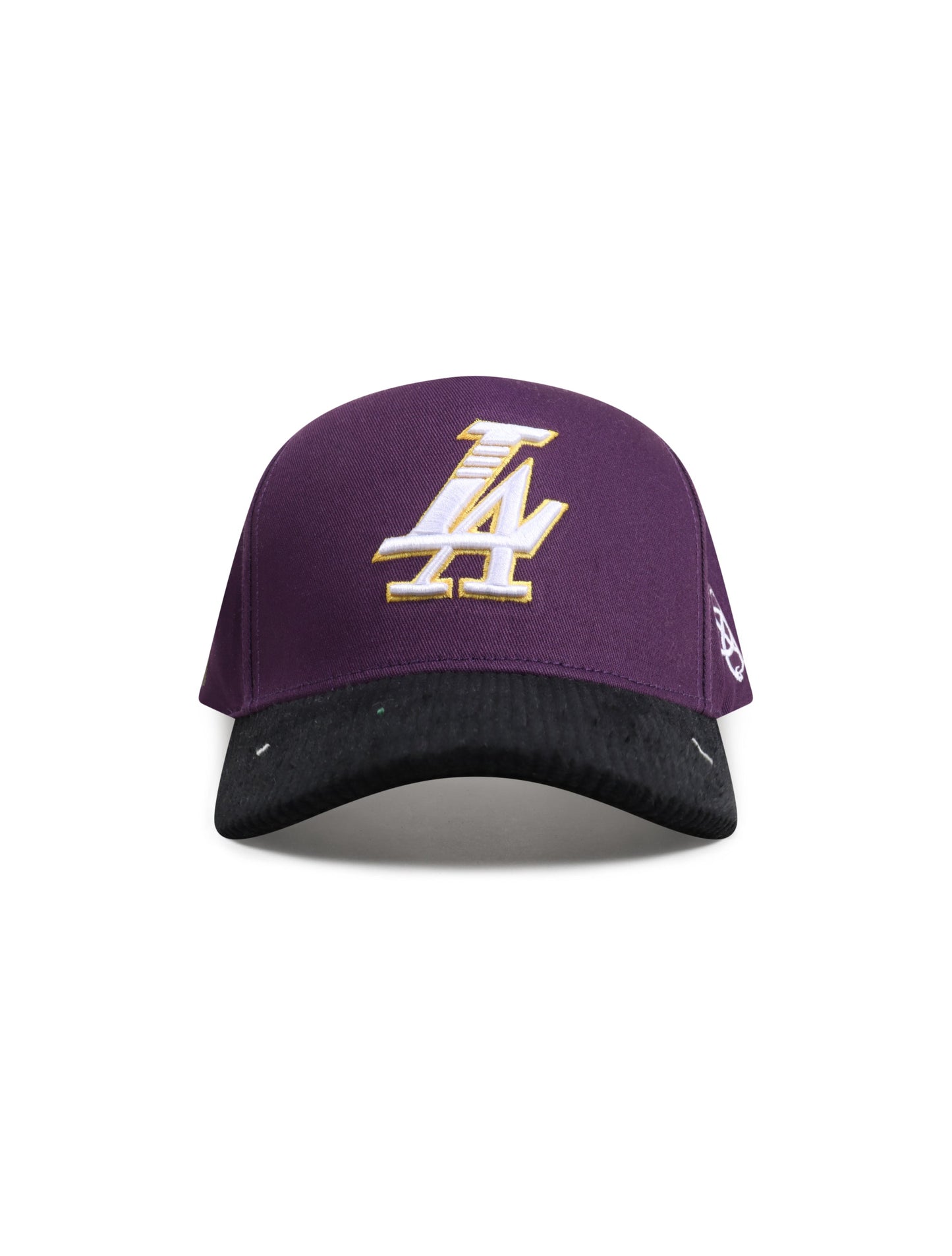 Reference Mens Paradise LA Corduroy Brim Hat - Purple/Black Denim Exchange