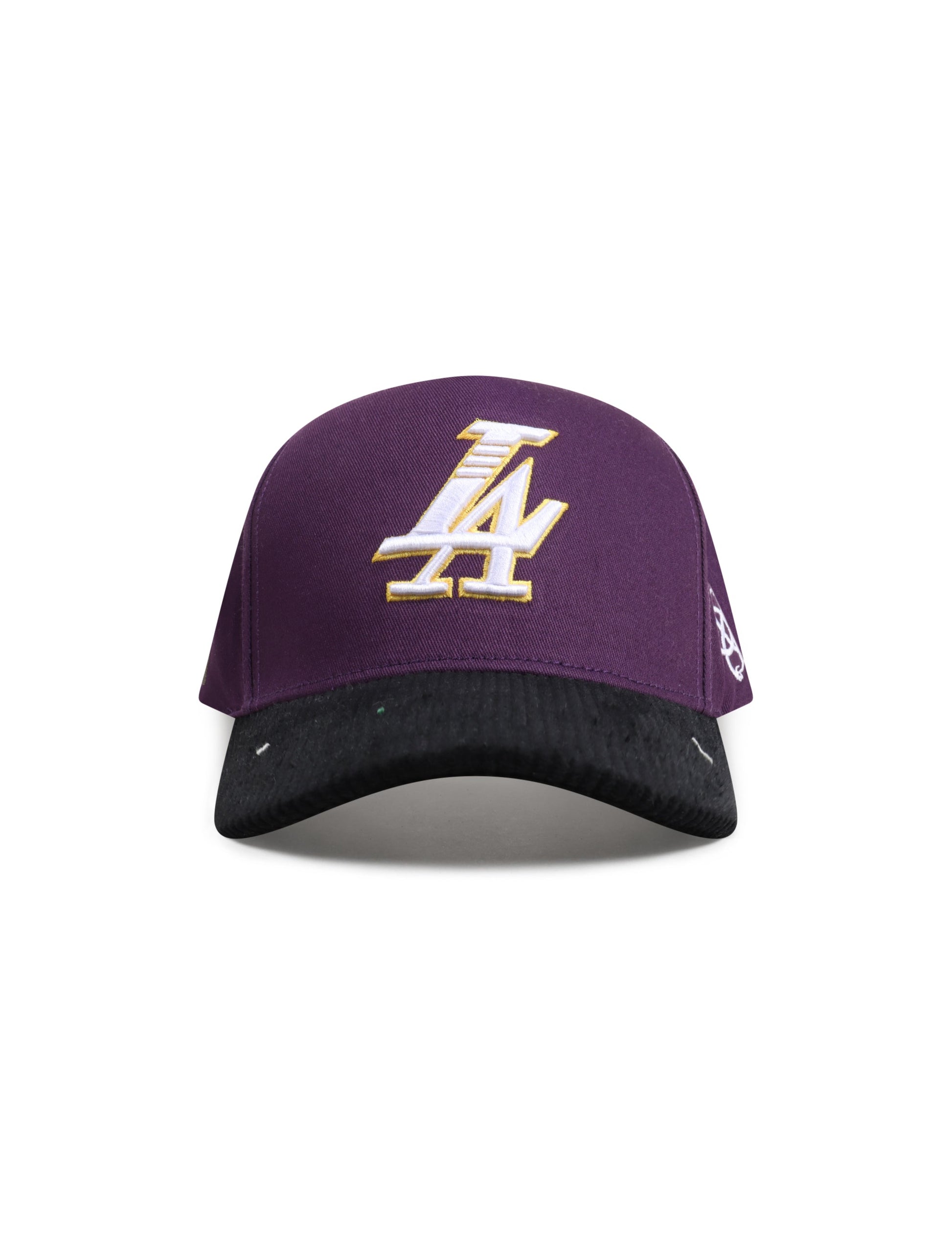 Reference Mens Paradise LA Corduroy Brim Hat - Purple/Black Denim Exchange