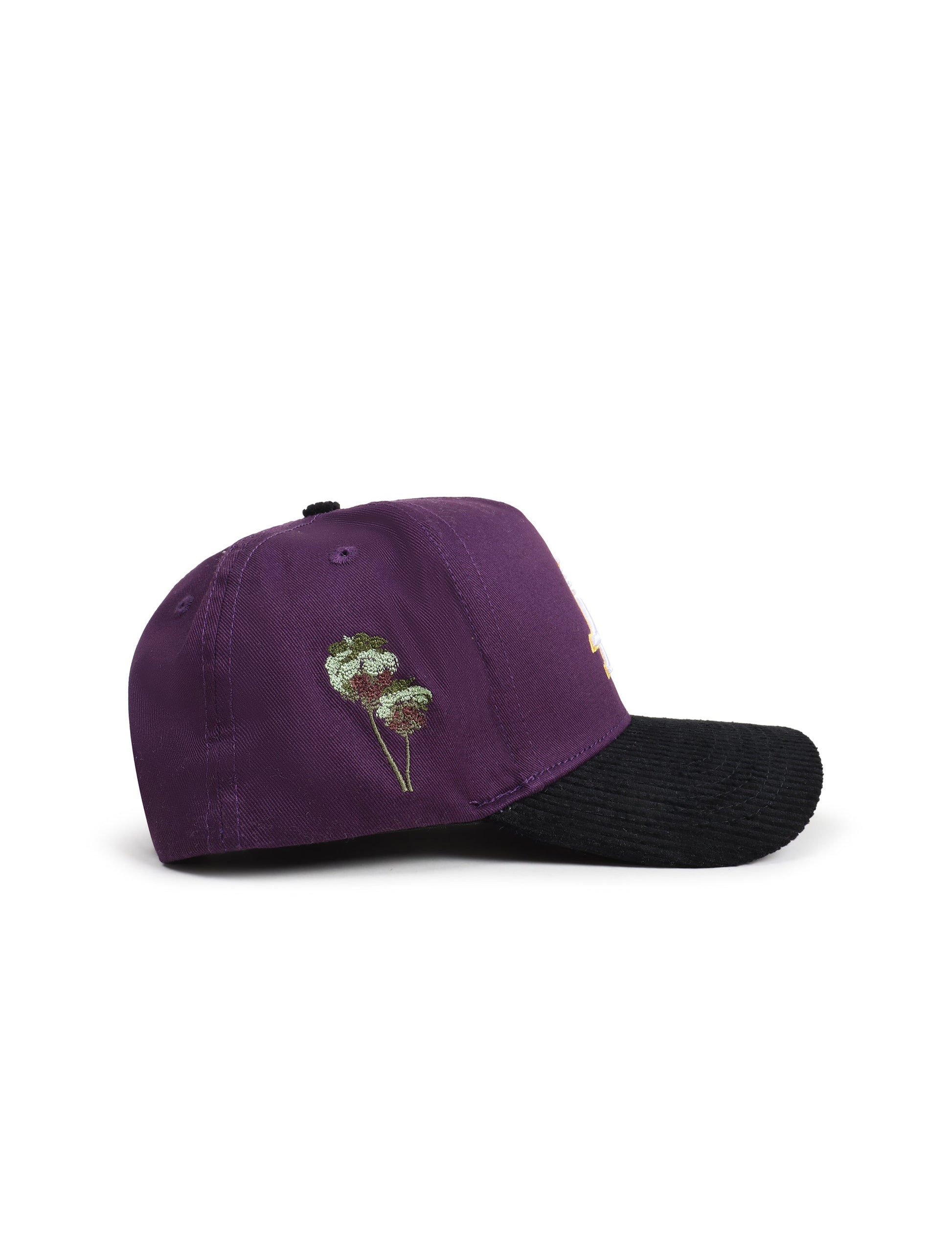 Reference Mens Paradise LA Corduroy Brim Hat - Purple/Black Denim Exchange