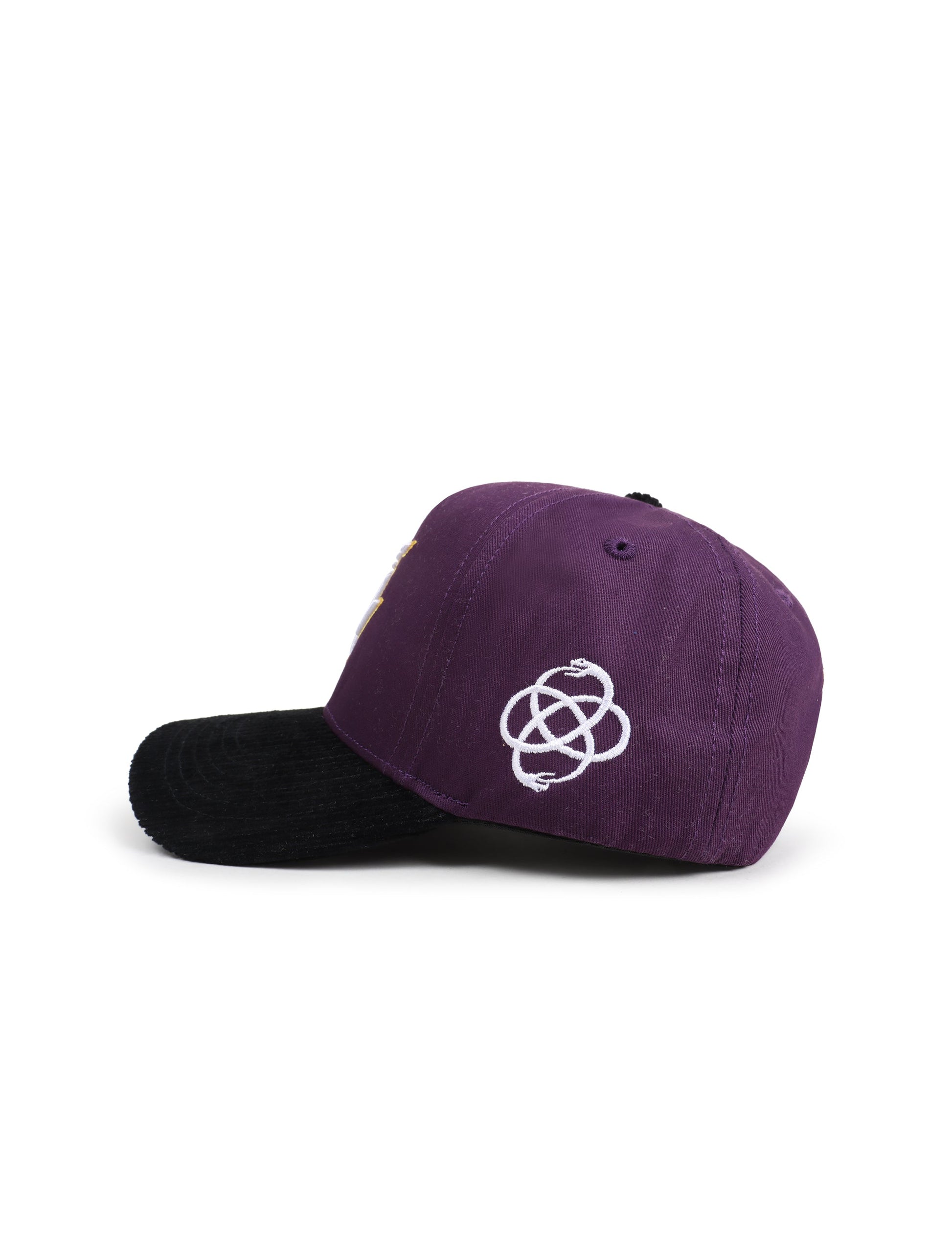 Reference Mens Paradise LA Corduroy Brim Hat - Purple/Black Denim Exchange