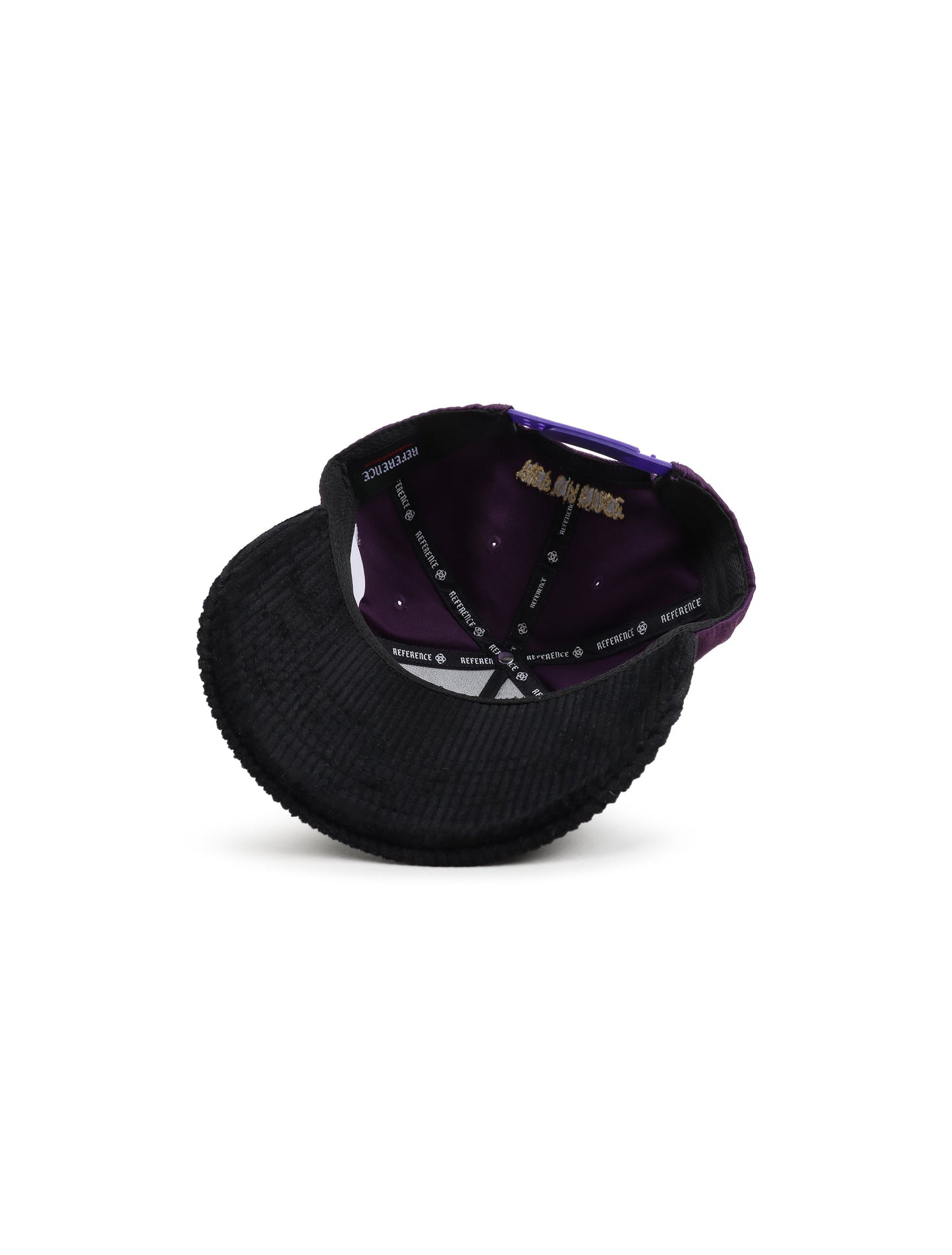 Reference Mens Paradise LA Corduroy Brim Hat - Purple/Black Denim Exchange