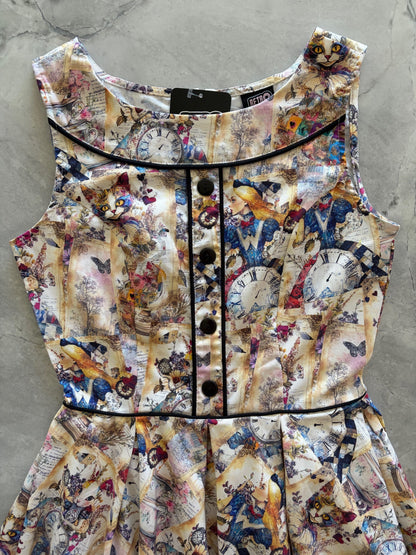 Elizabeth Dress in Wonderland - Medium only, 1 left! Retrolicious