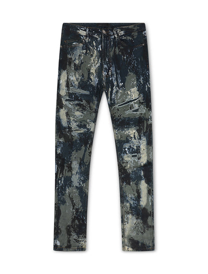 Kdnk Mens Vintage Skinny Jean - Olive Denim Exchange