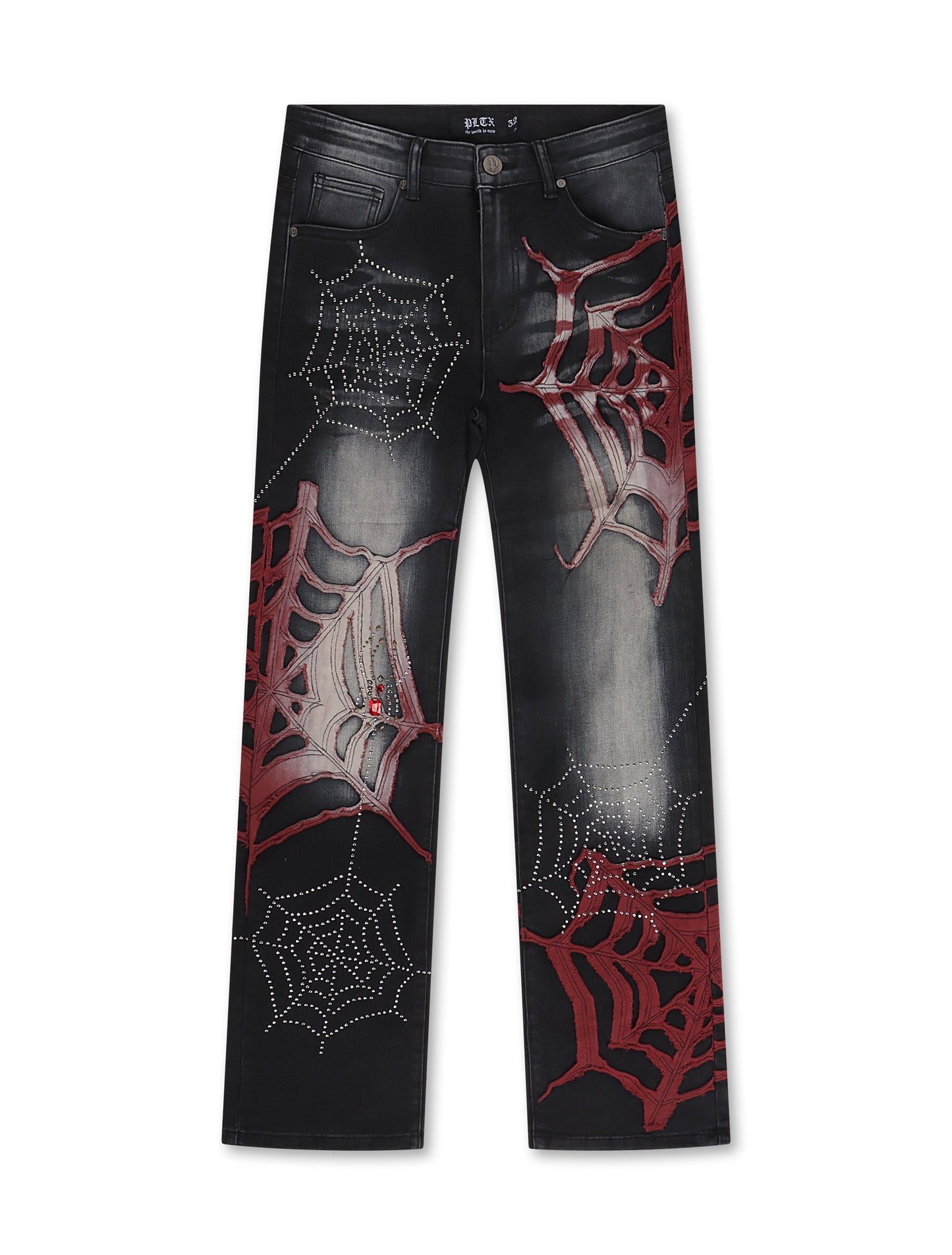 Politics Web 501 Jeans - Black Wash Denim Exchange