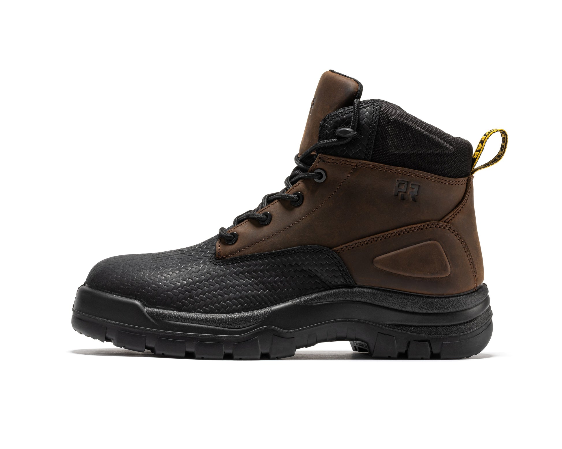ROCKROOSTER Marfa Brown 6 Inch Waterproof Composite Toe Leather Work Boots CP210 Rock Rooster Footwear Inc