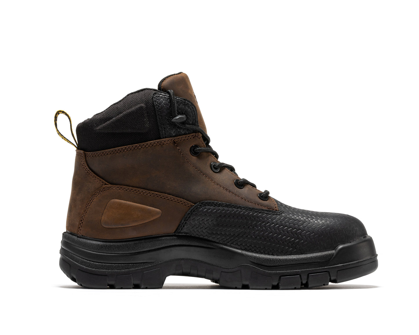 ROCKROOSTER Marfa Brown 6 Inch Waterproof Composite Toe Leather Work Boots CP210 Rock Rooster Footwear Inc