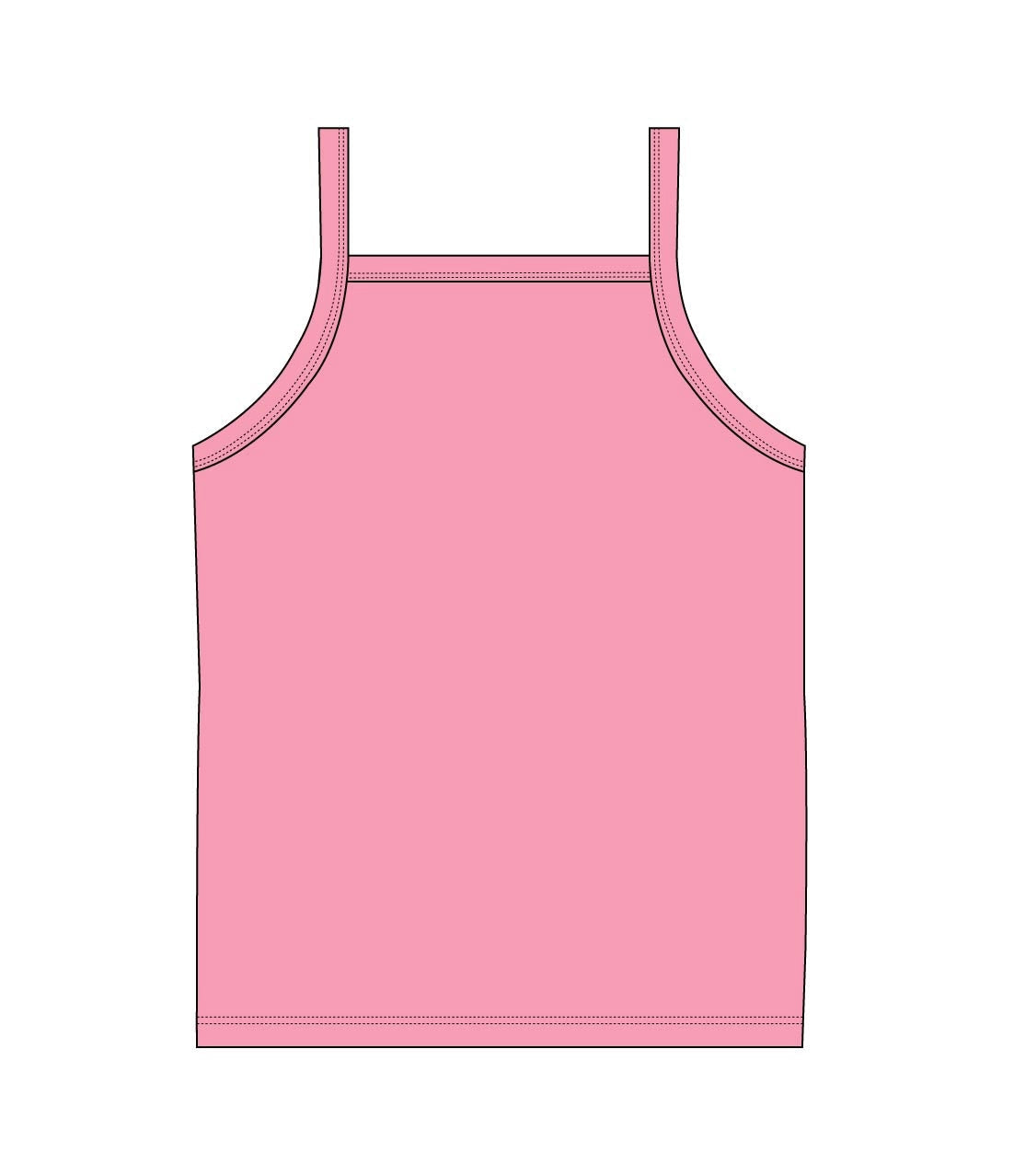 (SOLID) Provincial Petals  - Bamboo Tank Blush Lotus