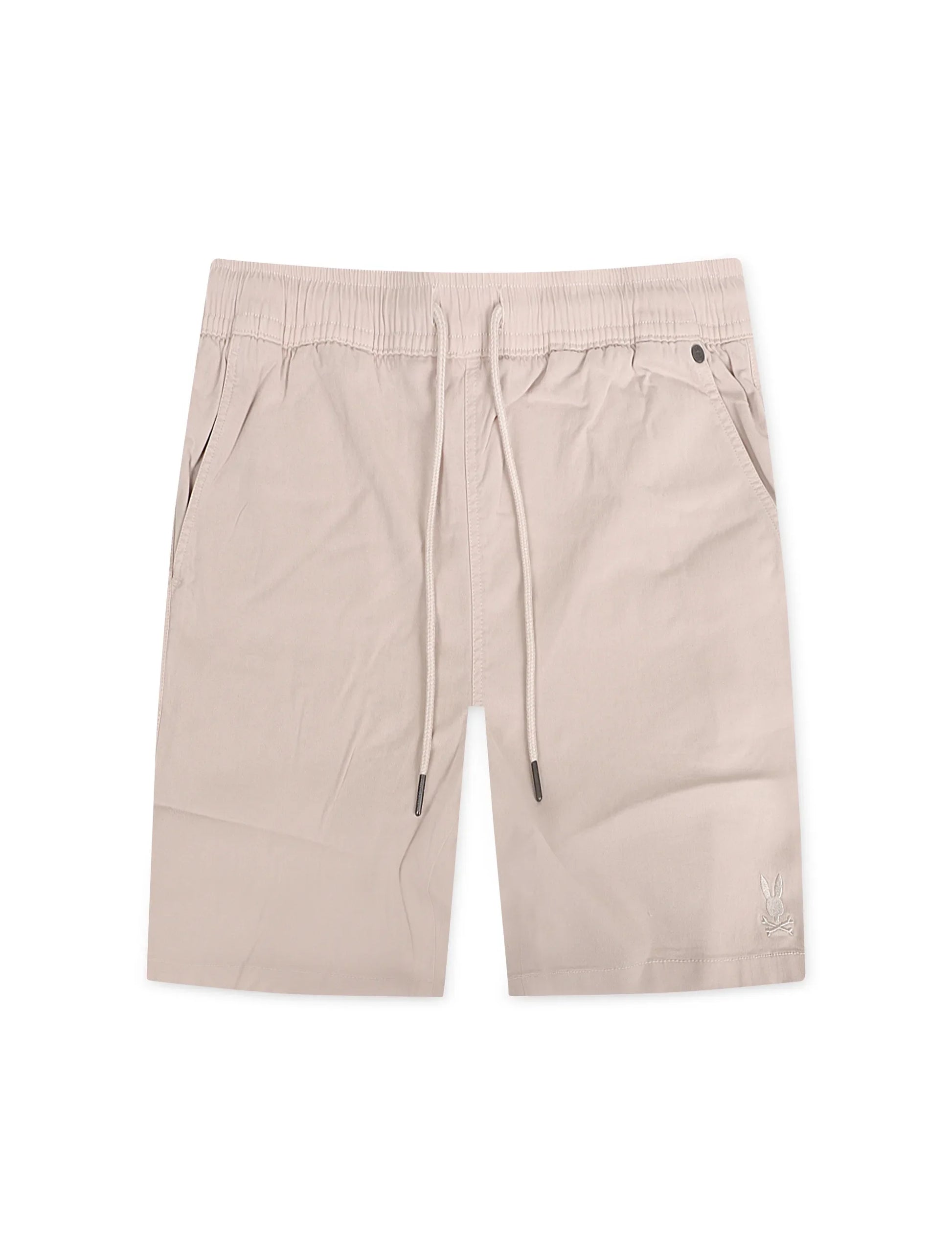 Psycho Bunny Willis Stretch Tencel Short - Natural Linen Denim Exchange