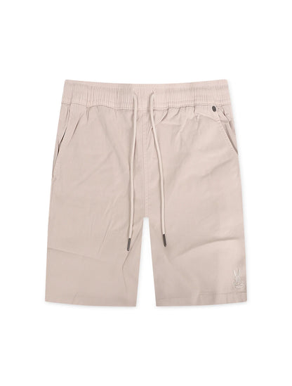Psycho Bunny Willis Stretch Tencel Short - Natural Linen Denim Exchange
