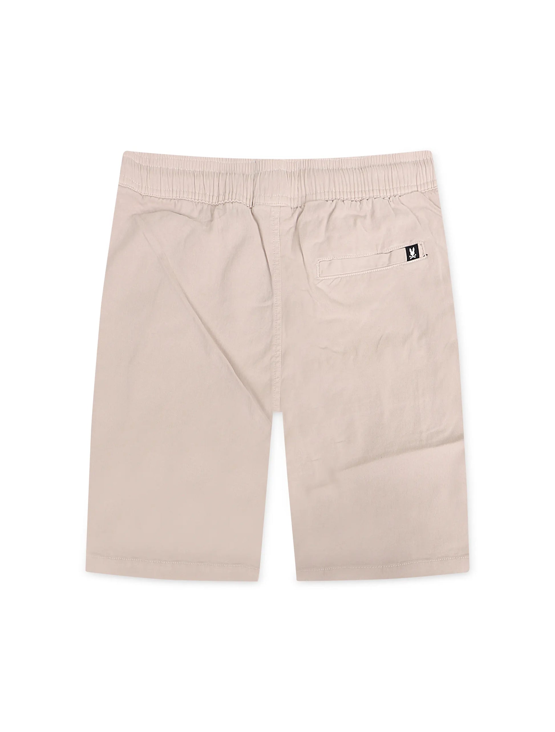 Psycho Bunny Willis Stretch Tencel Short - Natural Linen Denim Exchange