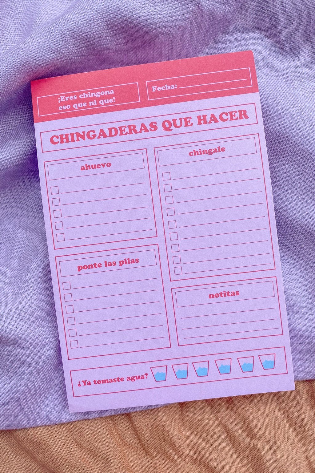 Chingaderas Que Hacer NotePad JZD
