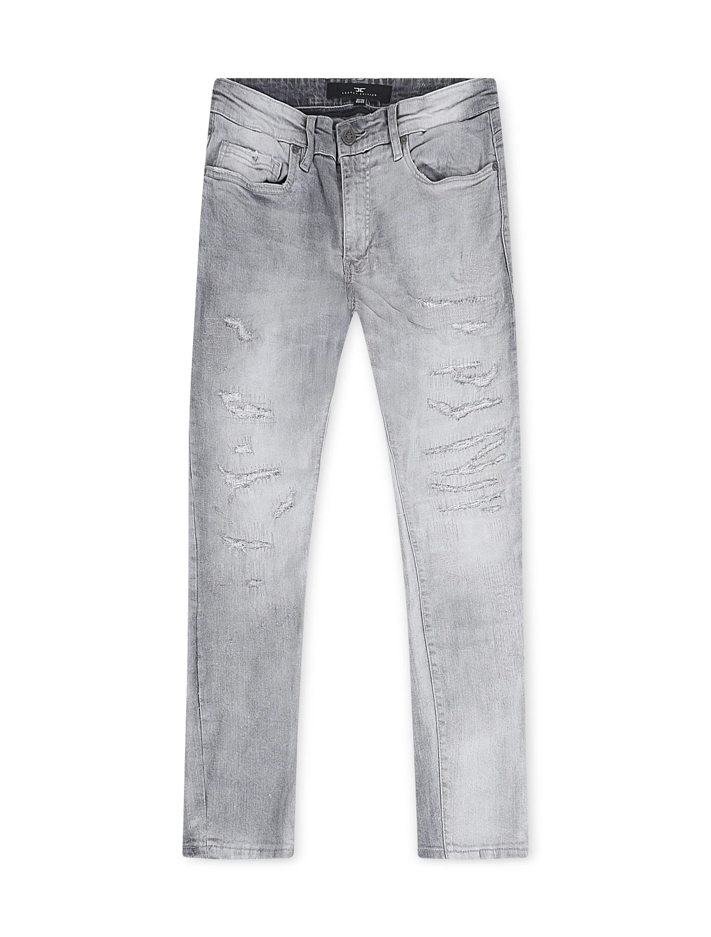 Jordan Craig  Rip and Repair Ross Fit Jeans - Arctic Grey Denim Exchange