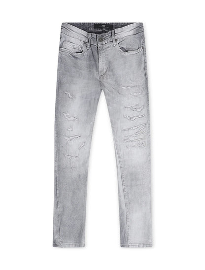 Jordan Craig  Rip and Repair Ross Fit Jeans - Arctic Grey Denim Exchange