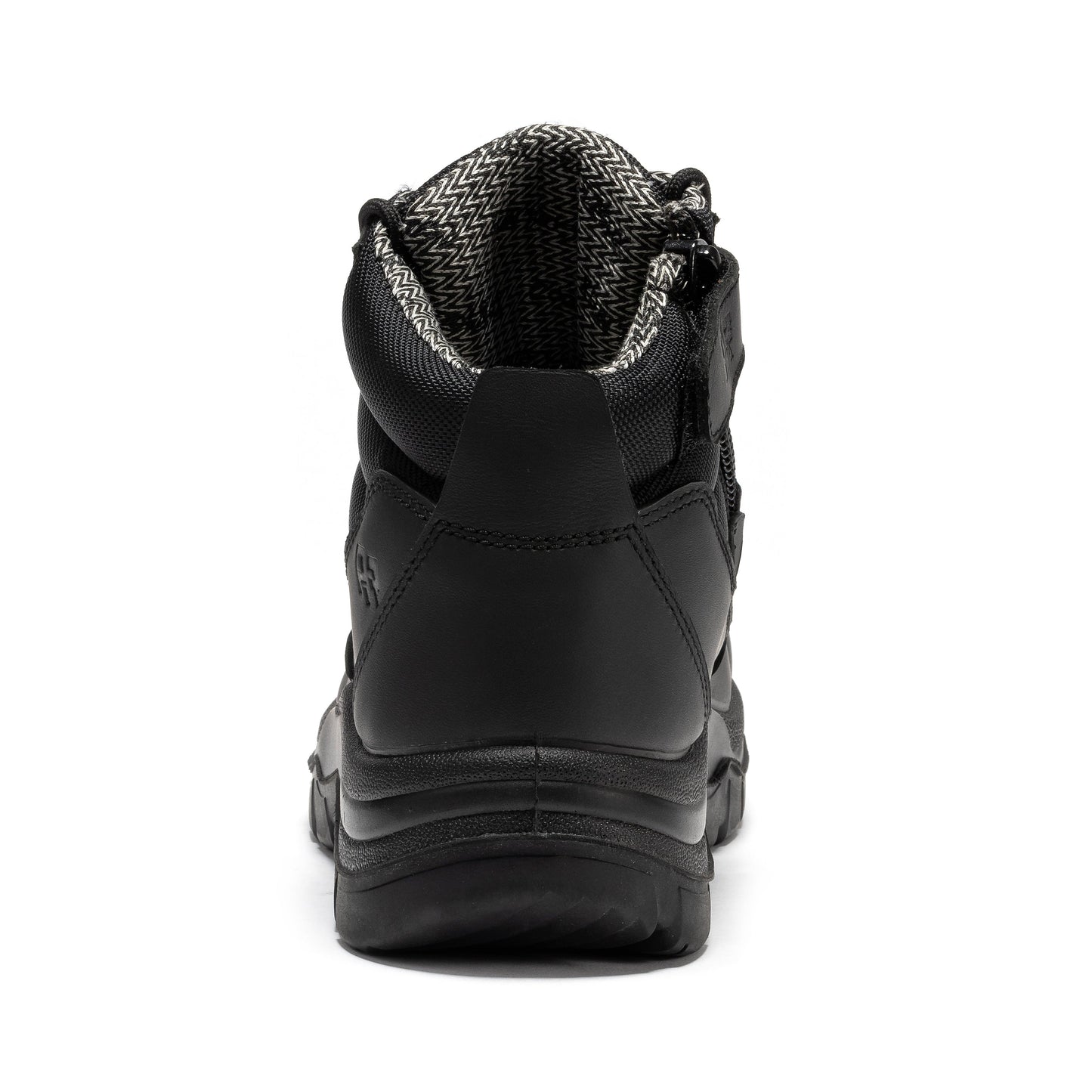 ROCKROOSTER Avalon Black 6 Inch Zip-sided Composite toe Leather Work Boots CP213BK Rock Rooster Footwear Inc