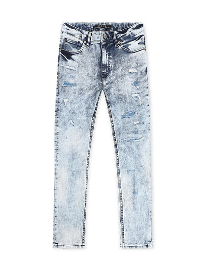 Krome Men's Slim Fit Denim Pants - Marble Denim Exchange