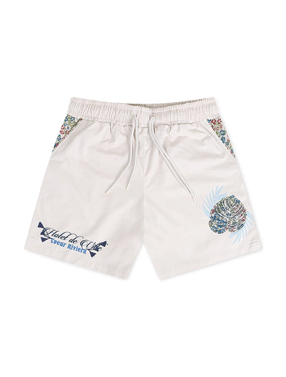 Smoke Rise Fashion Twill Shorts - Chalk Denim Exchange