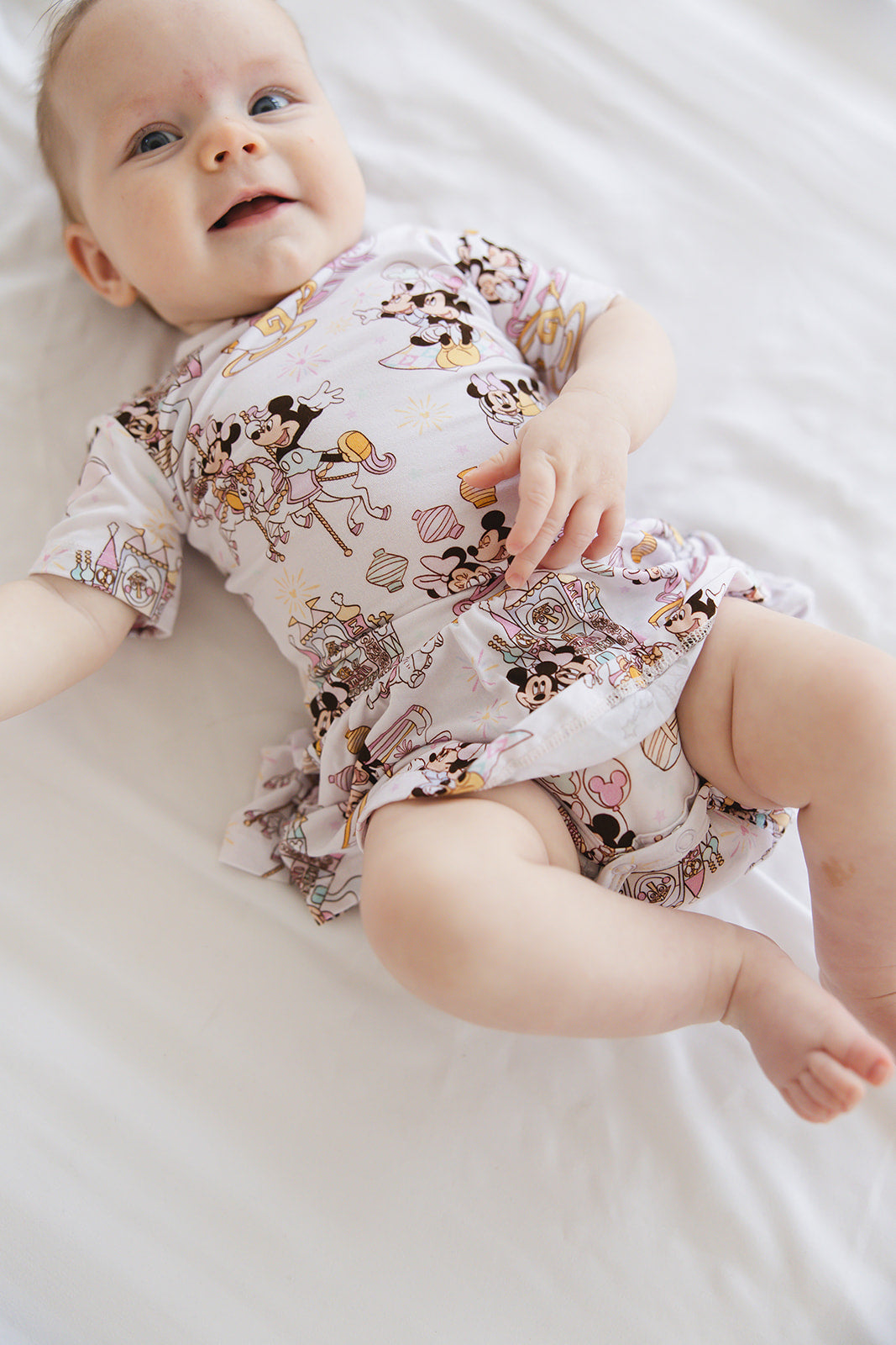 Enchanted Escapades - Bodysuit Dress Blush Lotus