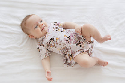 Enchanted Escapades - Bodysuit Dress Blush Lotus