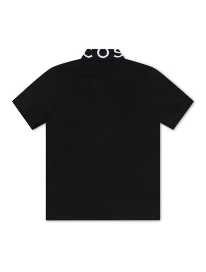 Lacoste Slim Fit Branded Polo - Black Denim Exchange