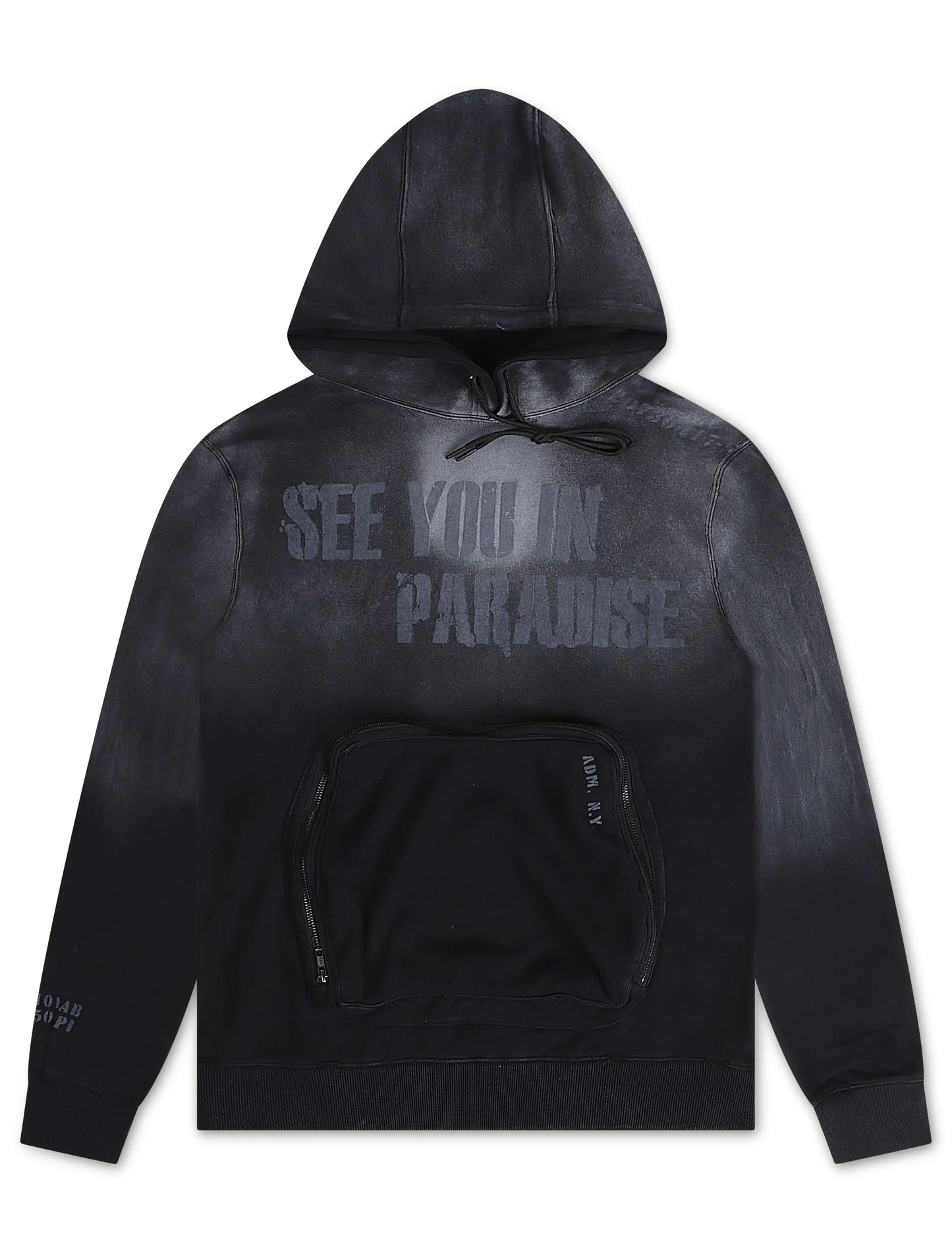 Jordan Craig Paradise Field Tech Cargo Hoodie - Black Denim Exchange