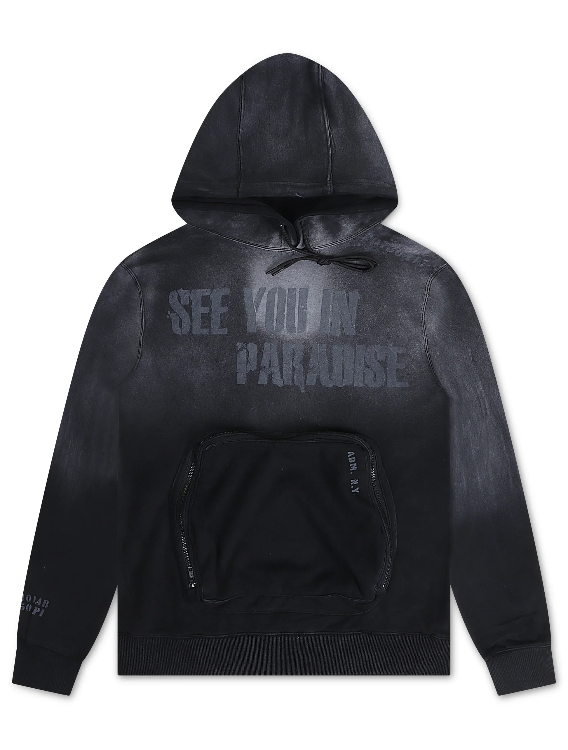 Jordan Craig Paradise Field Tech Cargo Hoodie - Black Denim Exchange