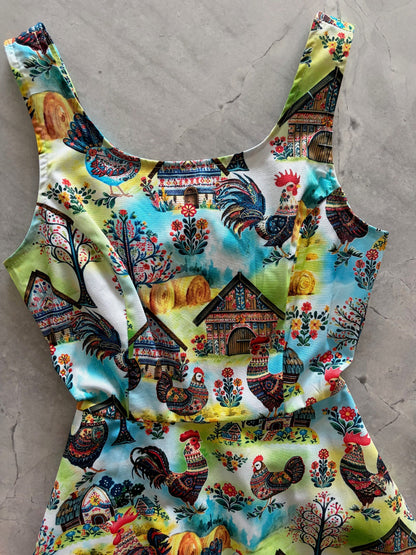 Farm Skater Dress Retrolicious