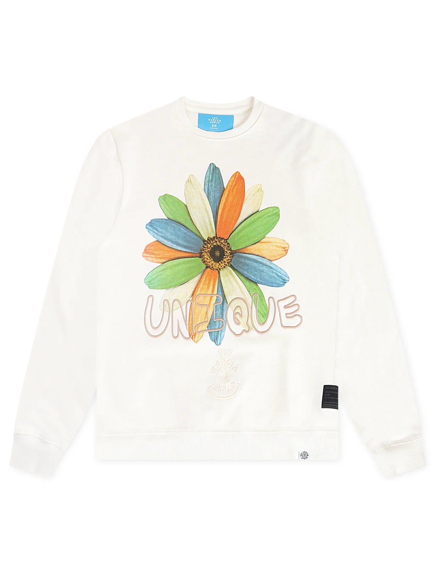 Vic Garcia Unique Crewneck - Cream Denim Exchange