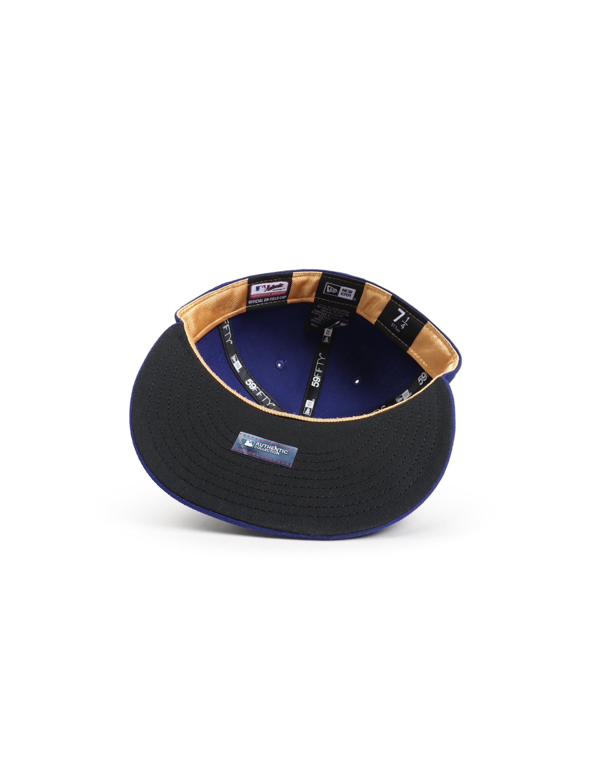 New Era 5950 Gold Collection World Series Hat - Royal Blue/ Gold Denim Exchange