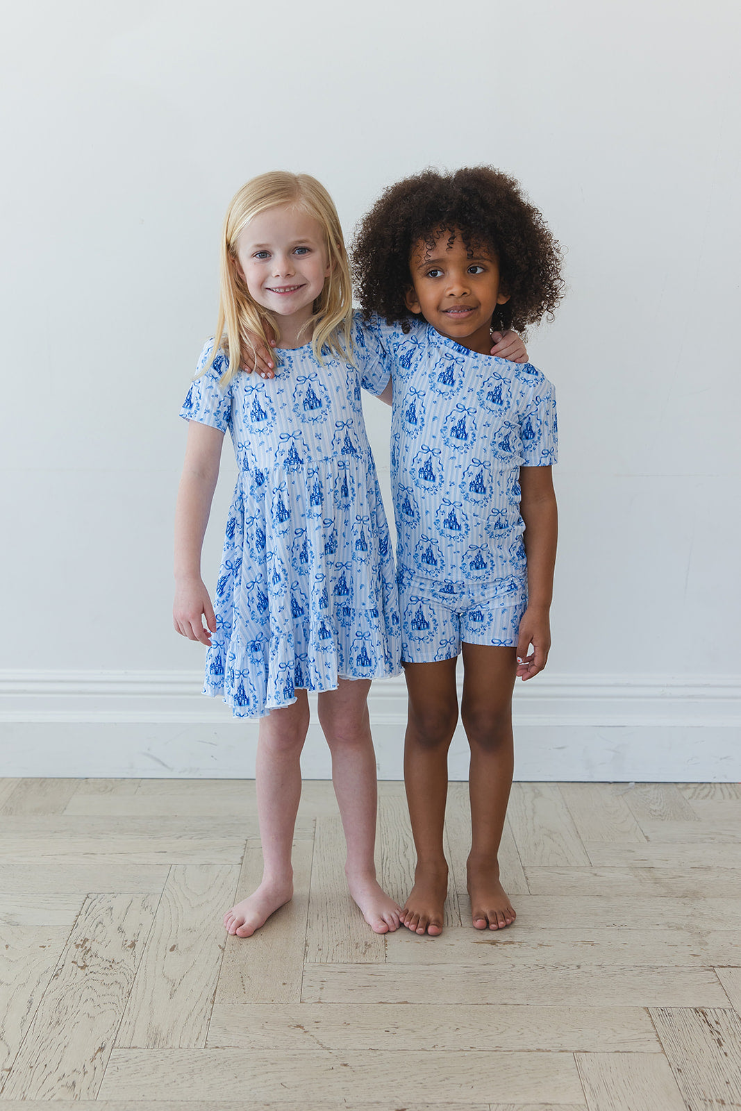 Ever After (ribbed) - Ruffle Dress Blush Lotus