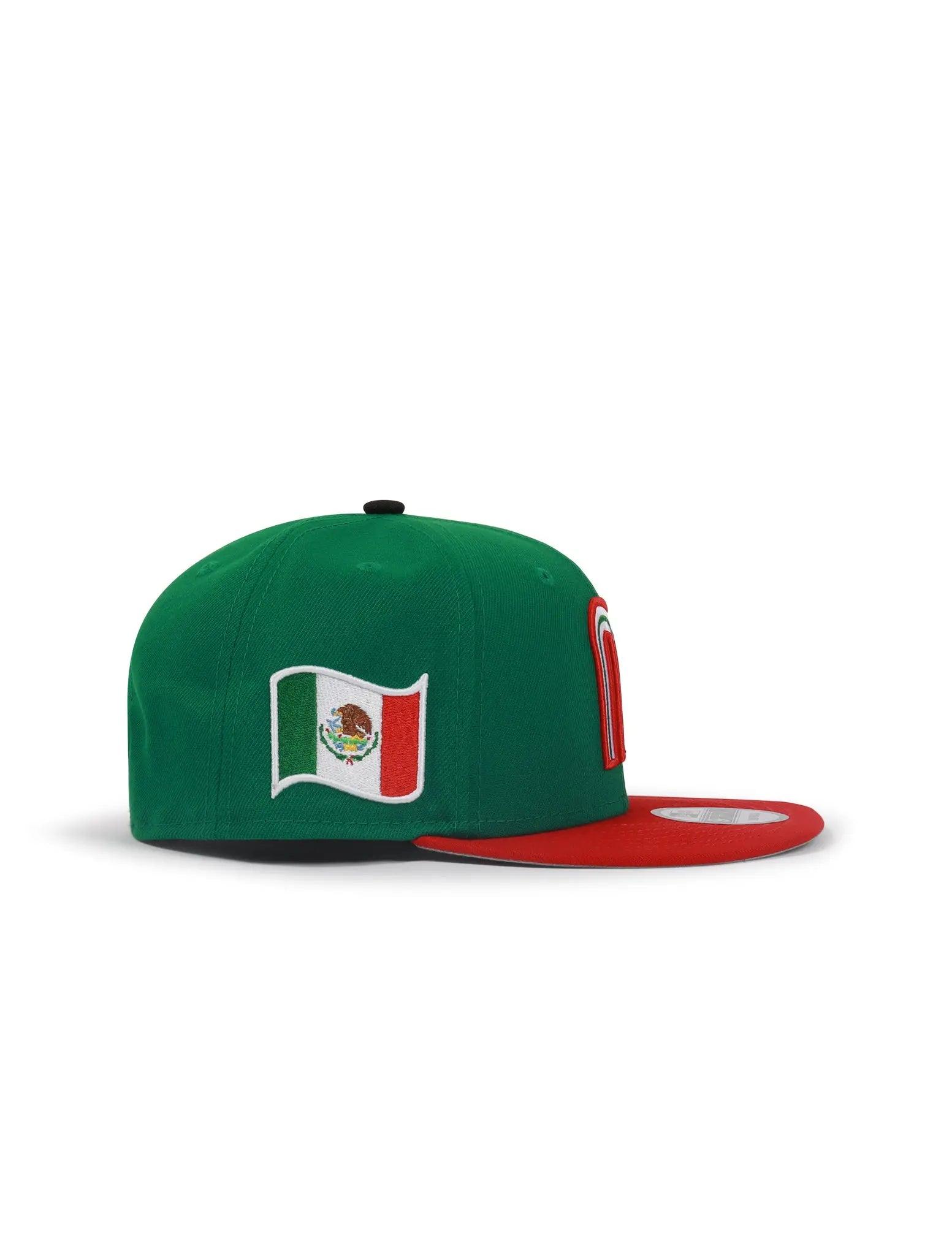 New Era Mexico Hat - Green Denim Exchange