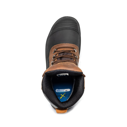 ROCKROOSTER Sedona 6 Inch Waterproof Steel Toe Leather Work Boots AK216 Rock Rooster Footwear Inc