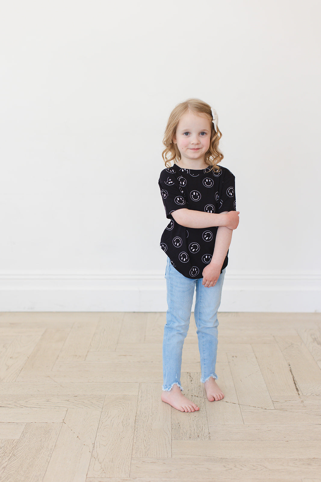 Travolta (black) - Everyday Tee Blush Lotus