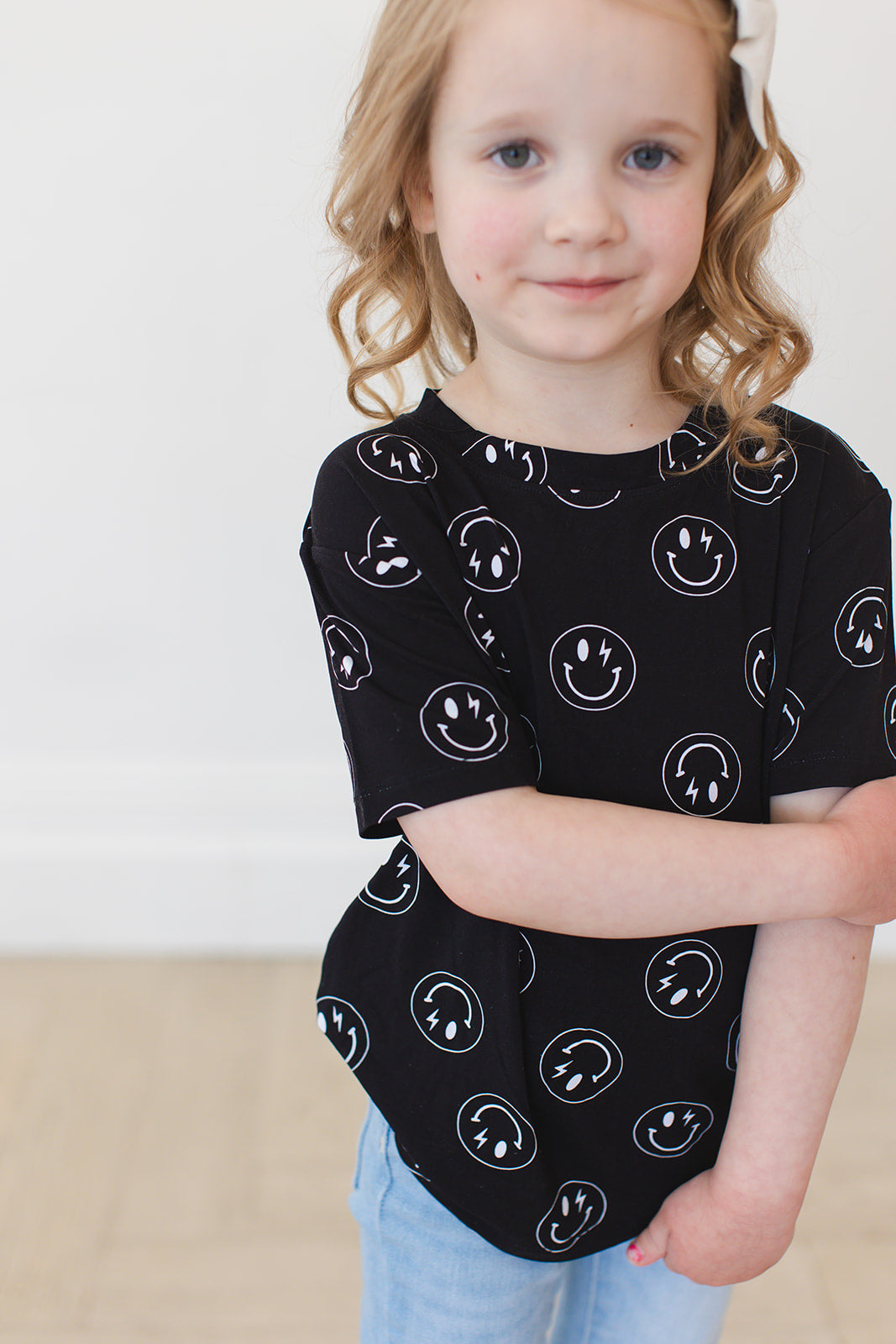 Travolta (black) - Everyday Tee Blush Lotus