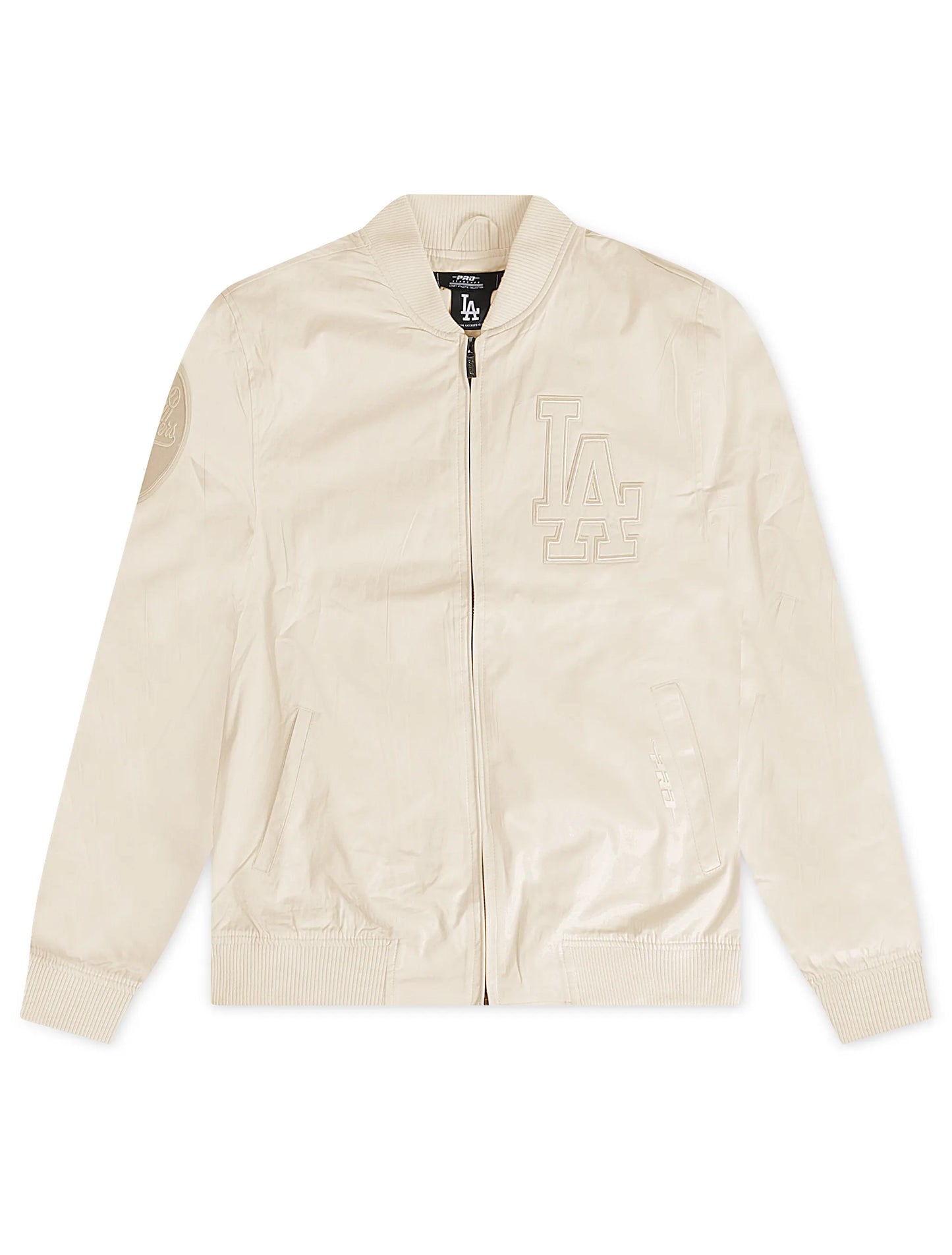 Pro Standard Los Angeles Dodgers Neutral Twill Jacket - Eggshell Denim Exchange